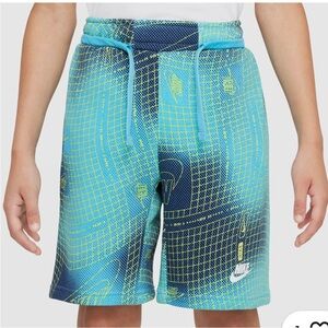 NIKE Sportswear Club Fleece Big Kids (boys) Shorts In Blue (Large)